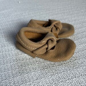 Freshly Picked Tan Baby Moccasins size 4
